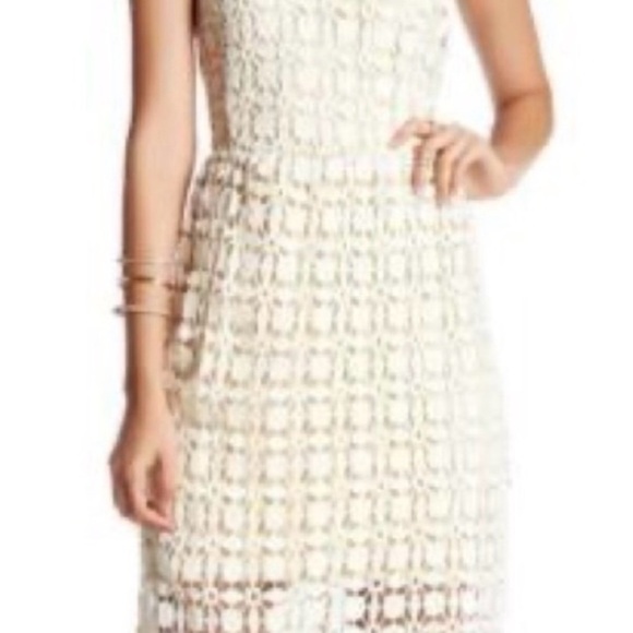 Romeo+Juliet Couture Ivory Crochet Lace Midi Dress BNWT - Picture 14 of 14